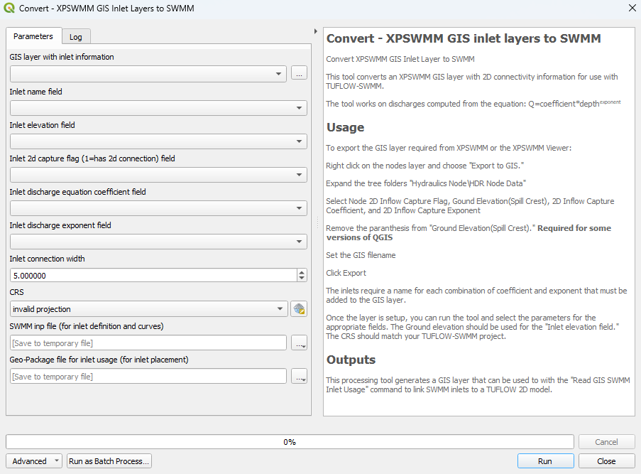 Convert XPSWMM GIS Inlet Layers to SWMM Dialog a.png
