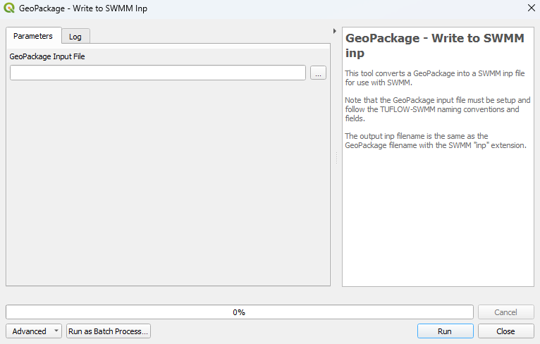 GeoPackage Write to SWMM inp Dialog b.png