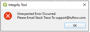 Integrity tool unexpected error.PNG