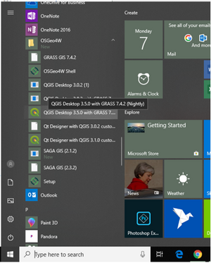 Qgis dev startmenu.PNG