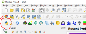 Qgis python interpreter tool button.PNG