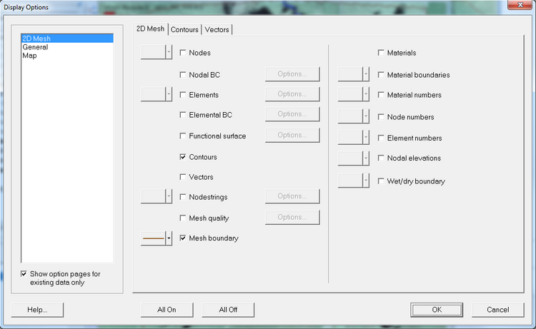 SMS 10.1 Display Options